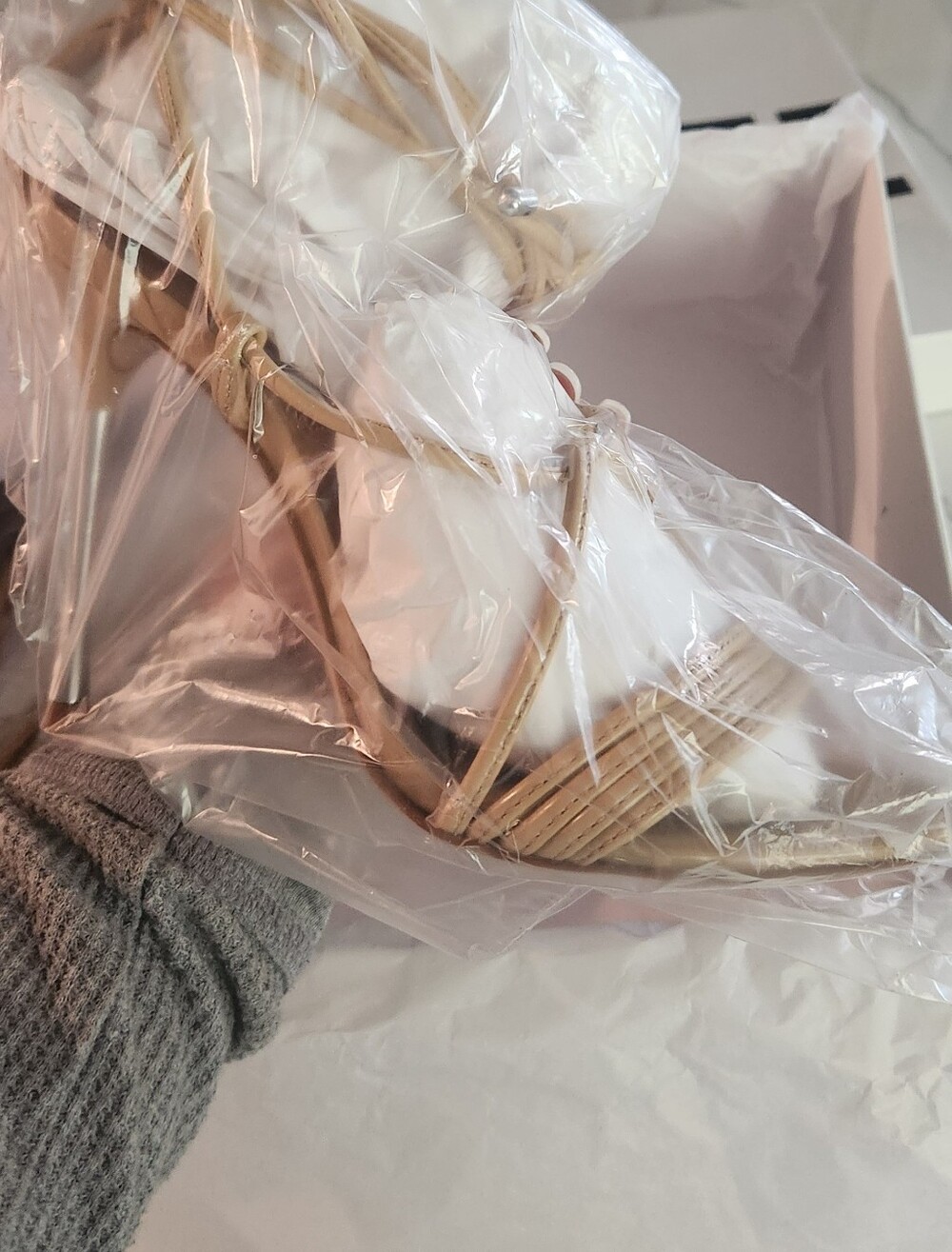 SCHUTZ Adeline Light Nude 7.5 M - Picture 6 of 7